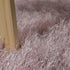 Hochflor Teppich | Flauschiger Hochflor für Wohnzimmer und Schlafzimmer | Rosa